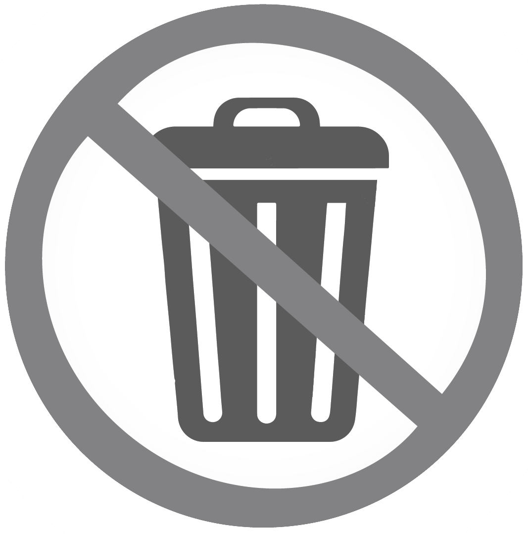 No Dustbins